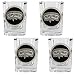 San Antonio Spurs NBA 4pc Square Shot Glass Set