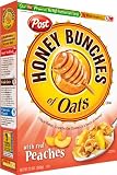 Honey Bunches of Oats with real Peaches, 13-Ounce Boxes (Pack of 4)