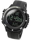 Lad Weather German Sensor Weather Forecast/Digital Compass/Altimeter/Barometer Men's Sports Watches