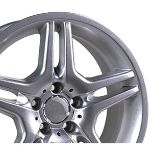 Wheel1x - AMG Style Replica Wheel Fits Mercedes Benz - Silver 17x7.5