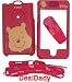 Apple iPhone 1G/2G - Winnie the Pooh Disney - RED - Hard Case/Cover/Faceplate/Snap On/Housing