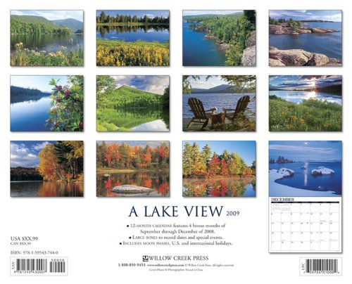 A Lake View 2009 Calendar under Aquatic Life in The Books Store