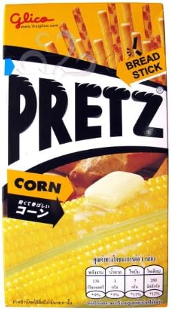 Glico Pretz Bread Stick Corn Flavour 36g (1.27 Oz) X 12 Boxes thailand