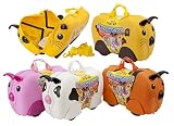 Kiddee Case Ride On Kids Luggage / Childs's Suitcase (Pink pig)