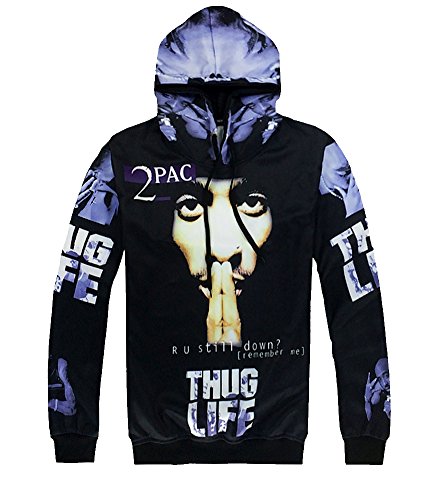 Fashion Unisex Network Expression Print Casual Hoodie Sweatshirt