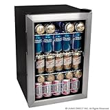 EdgeStar 84 Can Beverage Cooler - Stainless Steel