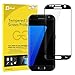 Galaxy S7 Edge Screen Protector, JETech Tempered Glass Full Screen Screen Protector Film for Samsung Galaxy S7 Edge (Black)