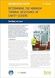 Determining the minimum thermal resistance of cavity closers