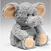 Cozy Plush Jumbo Elephant Microwavable Soft Toys Warm in a Microwave for Two Minutes to Release the Wonderfully Soothing Lavender Aroma