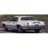 1975 Road Runner Trunk Lid Tunnel Decal - BLACK WHITE by Phoenix Graphix