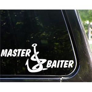Master Baiter - funny fishing decal / sticker