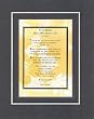 Touching and Heartfelt Poem for Special Friends - Friendships Are a Wonderful Part of Life Poem on 11 x 14 inches Double Beveled Matting