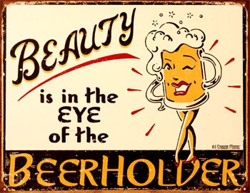 Beerholder Tin Sign, 16" x 13"