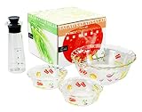 iwaki パイレックス サラダ4点セット PX-SD-SS