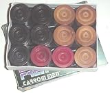 Amateur Wooden Carrom Men (coins) Set - FRENCH