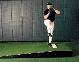 5' Wide Pro Model Pitching Mound with Spike Proof Turf