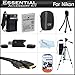 Essential Accessories Kit For Nikon Coolpix S800c S6300 S6200 S8200 S9300 S9200 Digital Camera Includes Extended Replacement (1100MAh) EN-EL12 Battery + AC/DC Charger + Mini HDMI Cable + USB Card Reader + Hard Case + 50 Tripod w/Case + Screen Protectors
