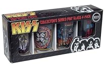 KISS Set of 4 Collectors series pint glasses