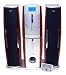 HH Scott SJ520 Free Standing Tower Music Center (Silver/Black)