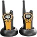 Motorola T7400R GMRS / FRS Rechargeable 12 Mile Two-Way Radio, 2 Pack, Yellow