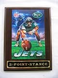 New York Jets 3D Plaque - 3 Point Stance
