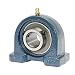 FYH UCPA205-14 Pillow Block Mounted Bearing, 2 Bolt, 7/8" Inside Diameter, Set screw Lock, Cast Iron, Inch