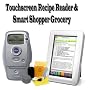 Demy Kitchen Safe Touchscreen Recipe Reader & Smart Shopper Grocery List With Cleaning Kit