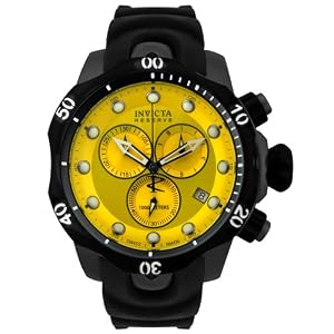 Invicta Men's Reserve Collection Black Ion-Plated Chronograph Watch #5736