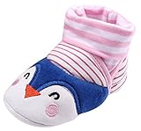 (コ-ランド) Co-land ベビー 靴下靴 ベビーソックス 柔らかい 赤ちゃんシューズ 男の子 女の子 新生児 可愛い 室内履き 練習靴 出産祝い ピンク1 13cm