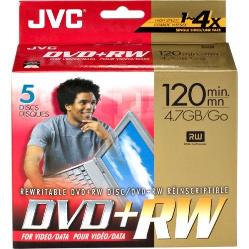 Electronics: Jvc Vpw47Du5 Dvd+Rw 5 Pk