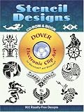 Stencil Designs CD-ROM and Book (Dover Electronic Clip Art)