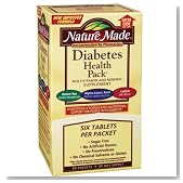 Diabetes Health Pack-Nature Made Multivitamin & Mineral Supplement, 60 Packets
