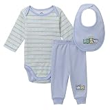 Gerber Organic Cotton 3-pc. Layette Set - Blue