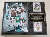 Philadelphia Eagles Michael Vick 2 Card Collector Plaque