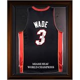 Mounted Memories Miami Heat 2006 NBA Champs Brown Jersey Frame