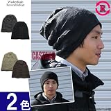 ハードな加工も被ってみると以外に合わせやすい ワッシャークシュReversibleニット帽 以外