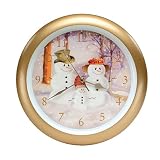 Snow Family Wall Clock- 13