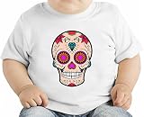 Sugar skull オーガニックベビーTシャツ 12 - 18 Months