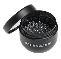 Riedel Bottle Cleaner Beads 1.75-Inch, Black Container with Lid