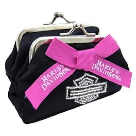 Licensed Harley Davidson Double Framed Coin Purse