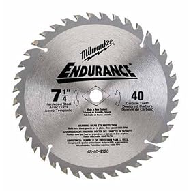 Milwaukee 48-40-4140 Endurance 7-1 4-Inch Slotted Metal Cutting Saw Blade with 5 8-Inch... by Milwaukee