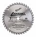 Milwaukee 48-40-4140 Endurance 7-1/4-Inch Slotted Metal Cutting Saw Blade with 5/8-Inch and Diamond Knockout Arbor