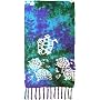 Half Size Turquoise, Green & Purple Turtle Sarong