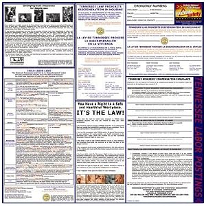 Tennessee State Labor Law Poster: Industrial Warning Signs: Amazon.com ...