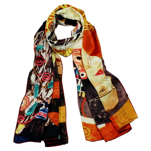 100% Satin Charmeuse Silk Gustav Klimt's 