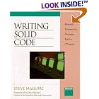 Writing Solid Code: Microsoft's Techniques for Developing Bug-Free C Programs (Microsoft... by  Steve Maguire