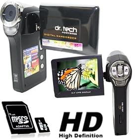 HDDV2000(w micro 4GB card) High Resolution BLACK DIGITAL VIDEO CAMCORDER STILL CAMERA by SVP