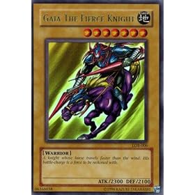 Yugioh Lob-006 Gaia the Fierce Knight Holofoil Card