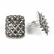 Marcasite Earrings, Size: 28mm