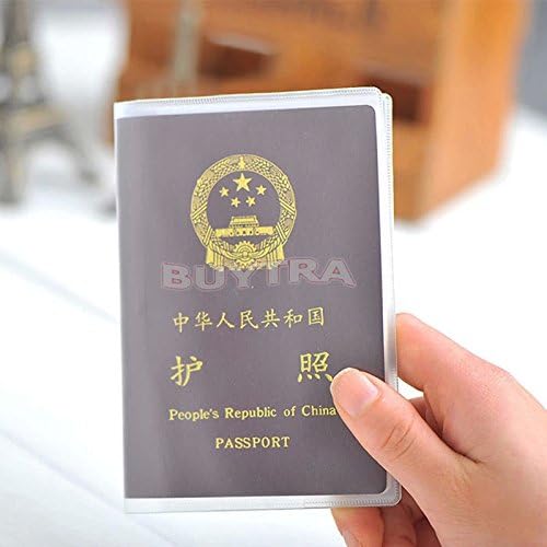 zjskin Clear Transparent Passport Cover